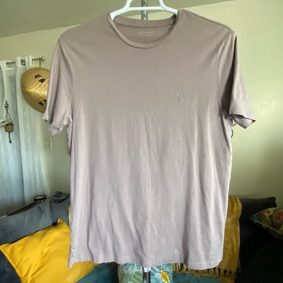 All Saints Other - All Saints Brace Brushed Cotton Crew Neck T-Shirt Size XLarge